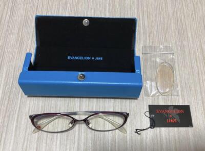 Evangelion JINS Collaboration Glasses Rei Ayanami Model JAPAN JP