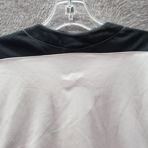 VINTAGE Nike Boys Shirt Medium White Baseball Jersey Logo Embroidered Snap READ - Picture 7 of 11