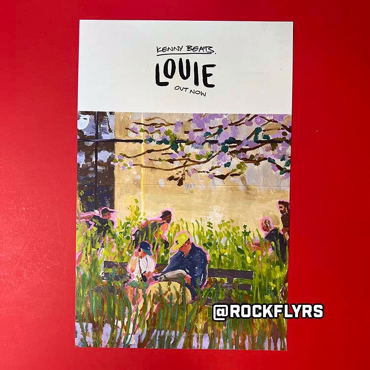 KENNY BEATS "LOUIE" 2022 Original 11x14 Album Promo Poster