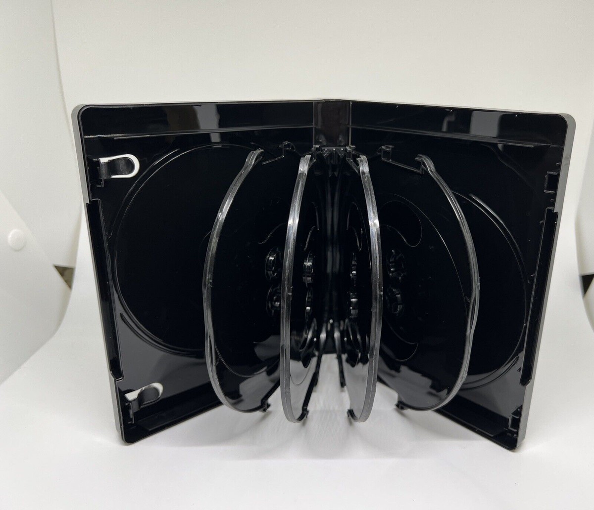 NEW 24mm 4K ULTRA HD BLACK 10-DISC CASE, BOOKLET CLIPS, PS10-24MM