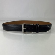 Chaps Black Synthetic Leather Ratchet Belt - Youth/Kids Size 26