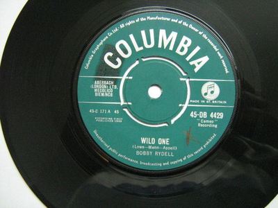 BOBBY RYDELL 45 TOURS UK WILD ONE