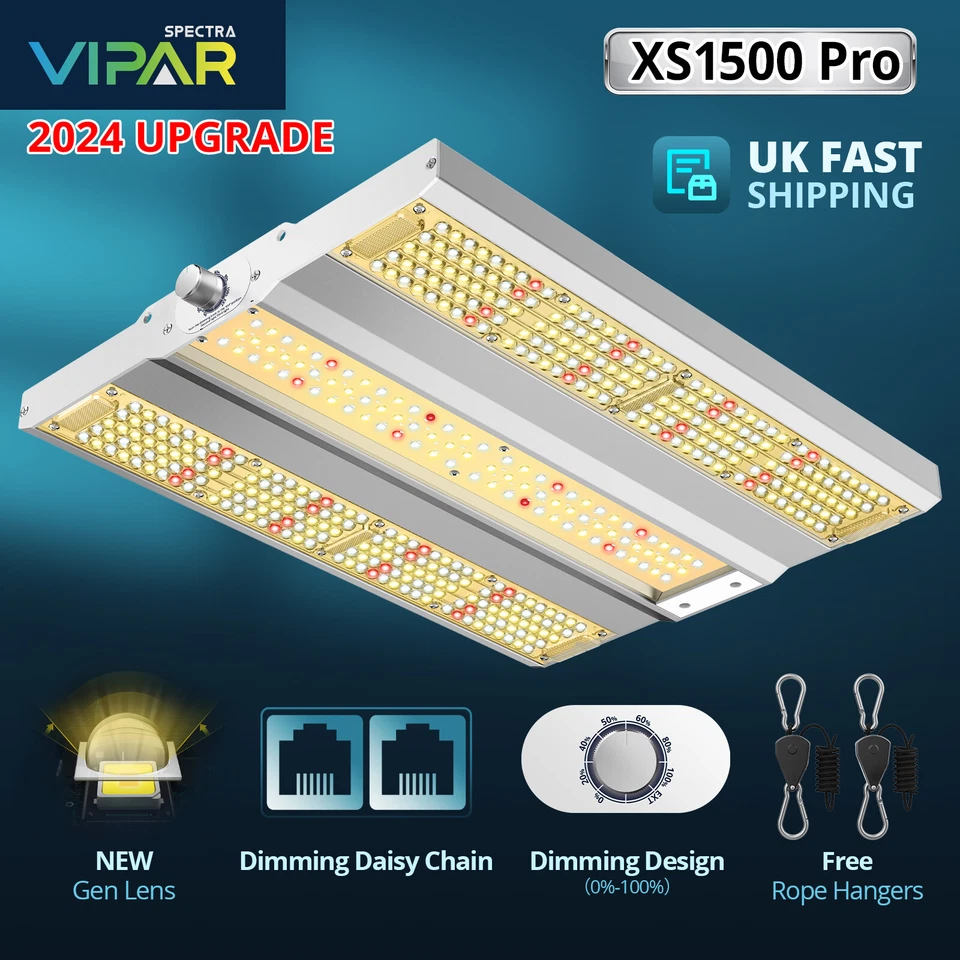 VIPARSPECTRA XS1500 XS3000 Pro LED Grow Lights Full Spectrum Indoor Veg Flower - Image 3 of 4
