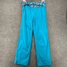 prAna Pants Womens L Bosun Pull On Straight Fold Waist Outdoor Hiking Casual