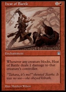 Heat of Battle x4 - Stronghold - NM-Mint, English - Stronghold