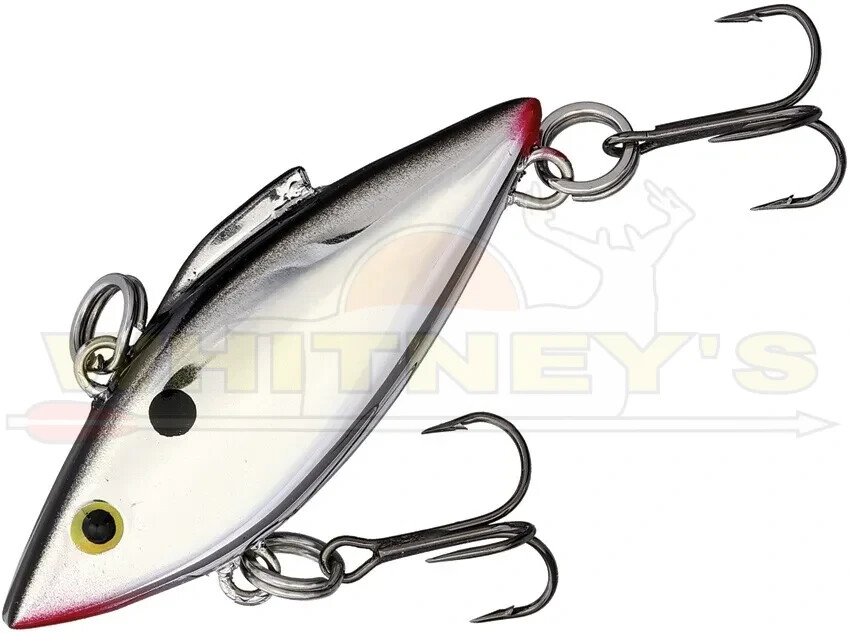Rat-L-Trap Bass Fishing Lure TT25 Tiny Trap 1/8 Oz Chrome Black