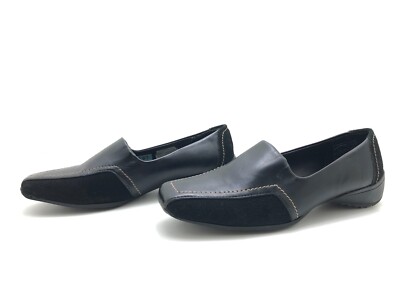 DANIEL HECHTER Damen Halbschuhe Gr. 37 Ballerina Slipper Freizeitschuhe Schwarz