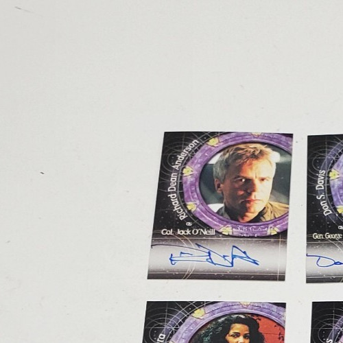 Stargate  SG-1  Rittenhouse Autograph Card Collection-  Your Choice of 50+