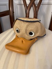 Vintage Donald Duck Hat - Mesh Cap - WDW 1970's - Youth Large