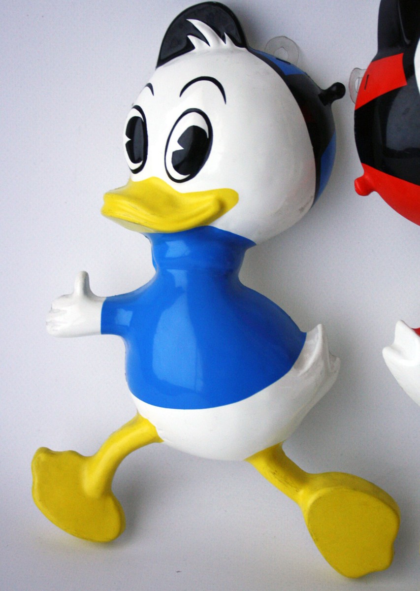 3X VINTAGE 80'S DONALD DUCK NEPHEWS HUEY DEWEY LOUIE FIGURE MOLD