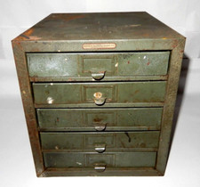 Vintage Kennedy 5 Drawer Parts Hardware Organizer Box Chest Machinist Cabinet Vintage Kennedy 5 Drawer Parts Hardware Organizer Box Chest Machinist Cabinet