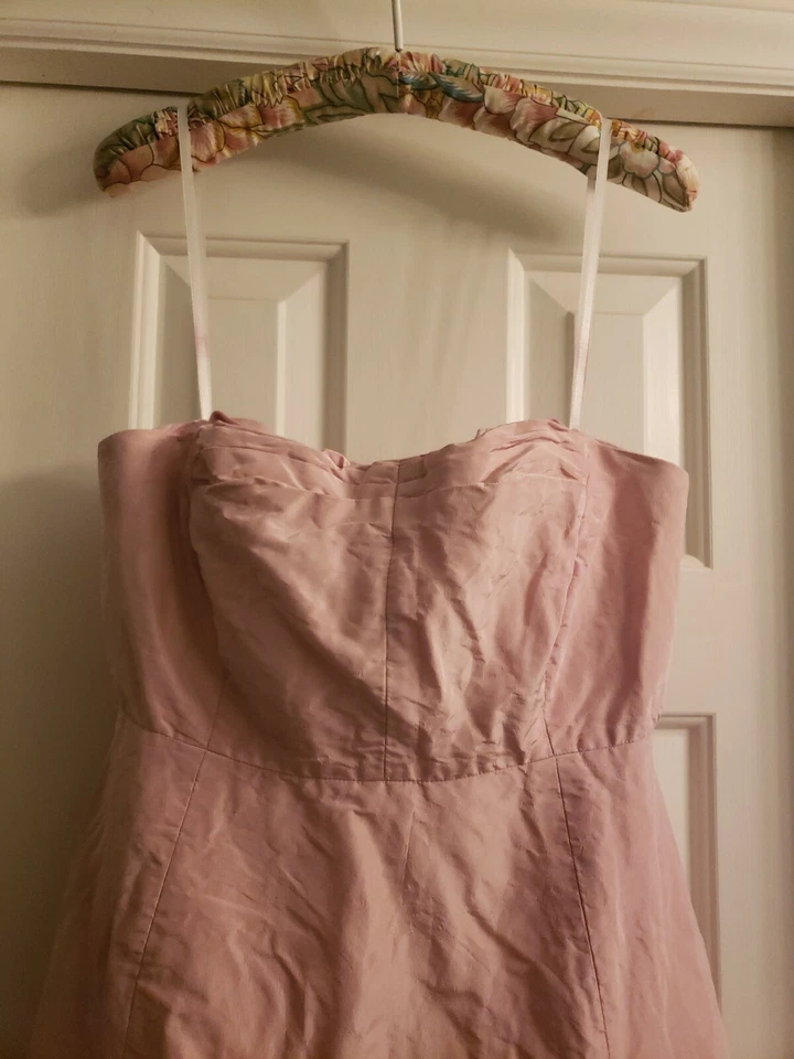 Vestido de novia J Crew seda tafetán 'Sabine Destination' color rosa rubor talla pequeña Foto 2 de 4