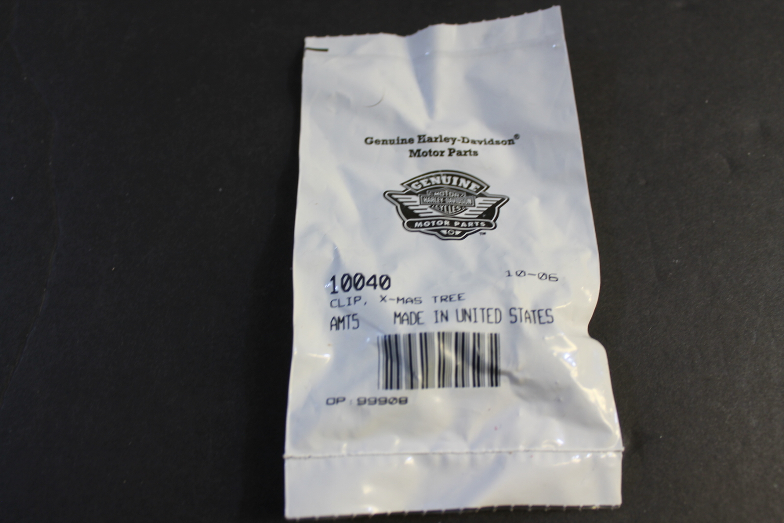 NEW HARLEY-DAVIDSON X-MAS TREE CLIP INSTRUMENT PANEL PLUG 5-PACK # 10040