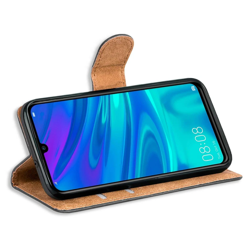 Schutz Hülle Für Huawei P Smart 2019 Handy Klapp Schutz Tasche Book Flip Case - Bild 3 von 4