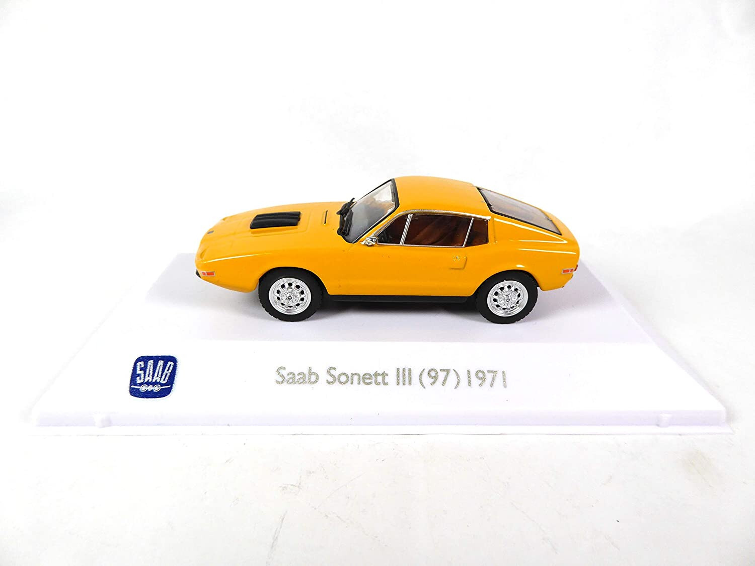 Saab Sonett III 1971 jaune 1:43 miniature de collection IXO