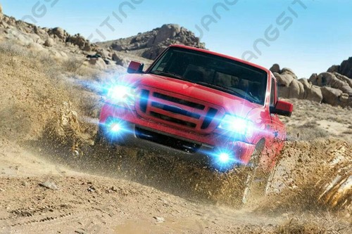 For Ford Ranger 2001-2011 -4X 8000K LED Headlight High Low Beam + Fog Light Bulb - Picture 9 of 12