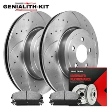 for Dodge Charger Magnum Challenger Chrysler 300 345mm Front Rotors Brake & Pads