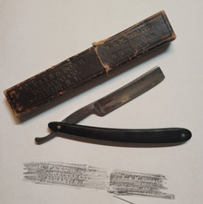 B Payn's Sons Tobacco Co. Albany NY DUANE CUTLERY Germany Straight Blade razor