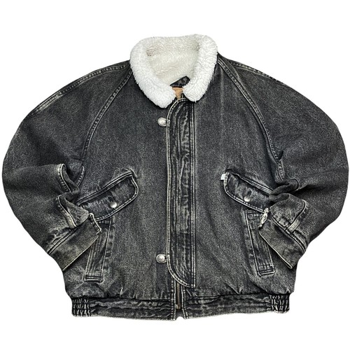 Vintage 80s LEVI'S Denim Sherpa Jacket 