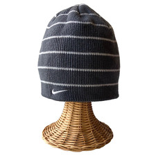 Nike Youth/Boy/Girl Gray Toque 100 Acrylic Knit Beanie Winter Hat  One Size