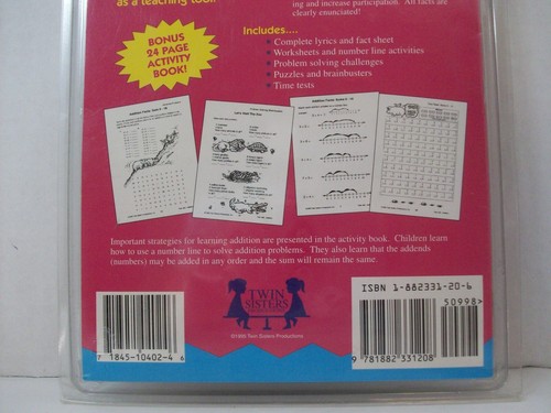 Twin Sisters Productions Addition Math Cassette Tape & Book Brainbusters - Imagen 5 de 6