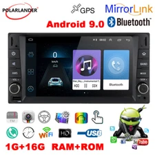 Touch Screen WiFi  Car Radio Stereo Bluetooth 7" Android 9.0 GPS For old Toyota