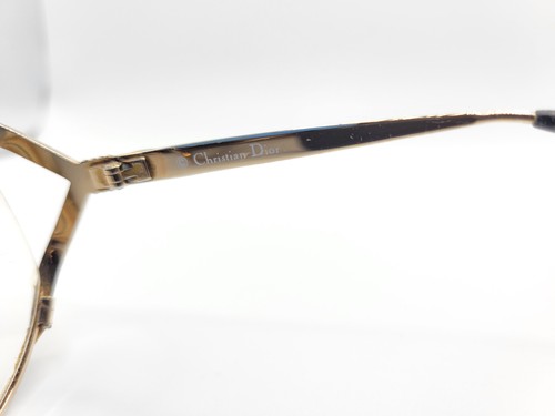 Vintage Christian Dior 2387 Austria Gold Round Eyeglasses FRAMES ONLY 55-16-120 - Picture 17 of 17