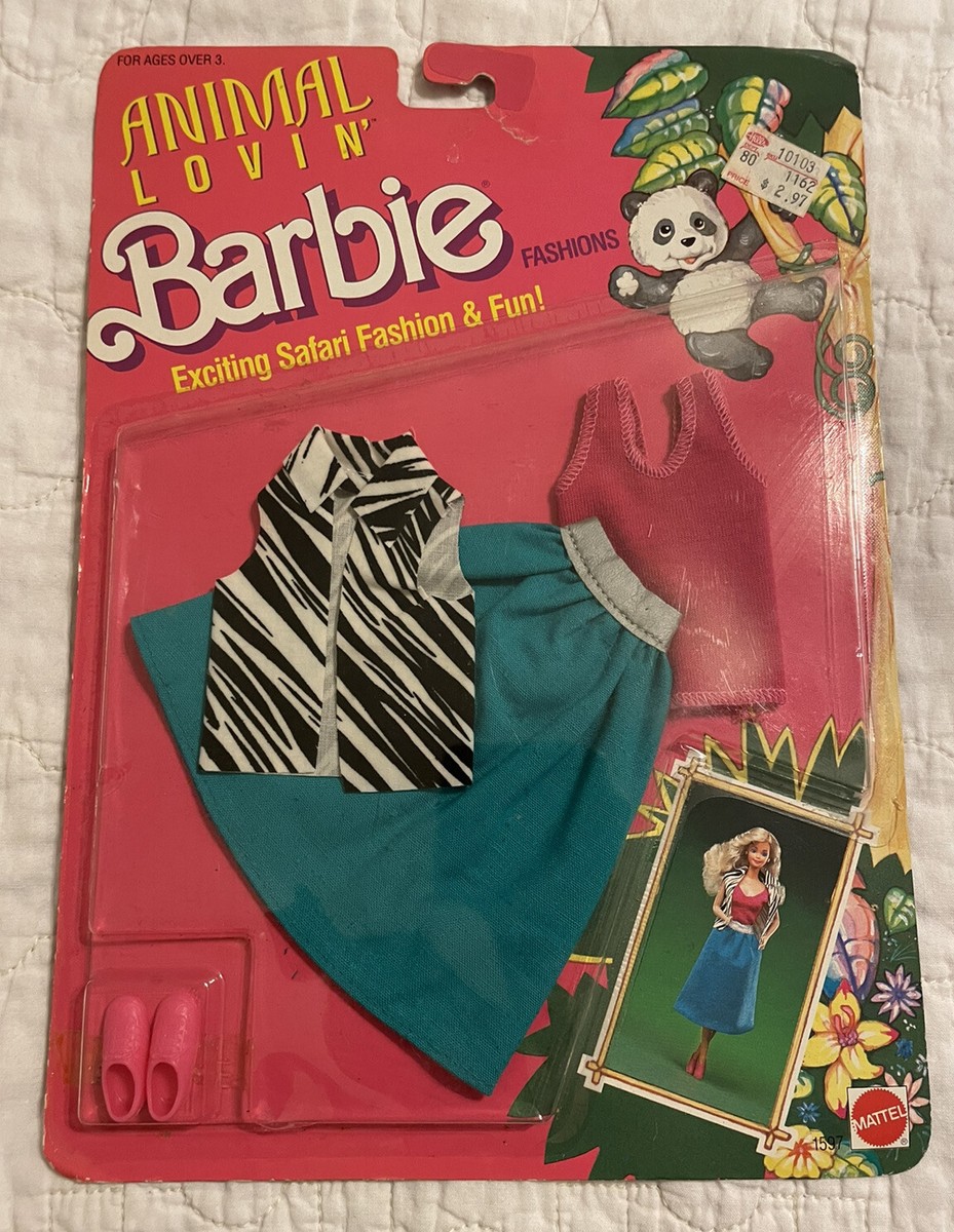 ⭐️専用ページ⭐️ Vintage 1988 Animal Lovin Barbie Fashions Clothing Outfit | eBay