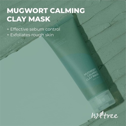 Isntree Mugwort Calming Clay Mask 100ml 3.38 fl.oz Sebum control Blackheads care - Picture 2 of 6