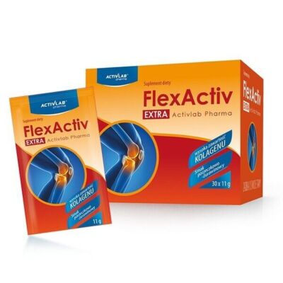 Activlab Pharma FlexActive Kollagen Hydrolysat mit Vitamin C - 30 Beutel x 11g
