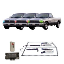 Rgb Multi Color Rf Headlight Halo Kit For Dodge Ram 1500 94-02