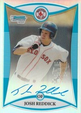 JOSH REDDICK 2008 bowman chrome draft prospect auto refractor 482/500