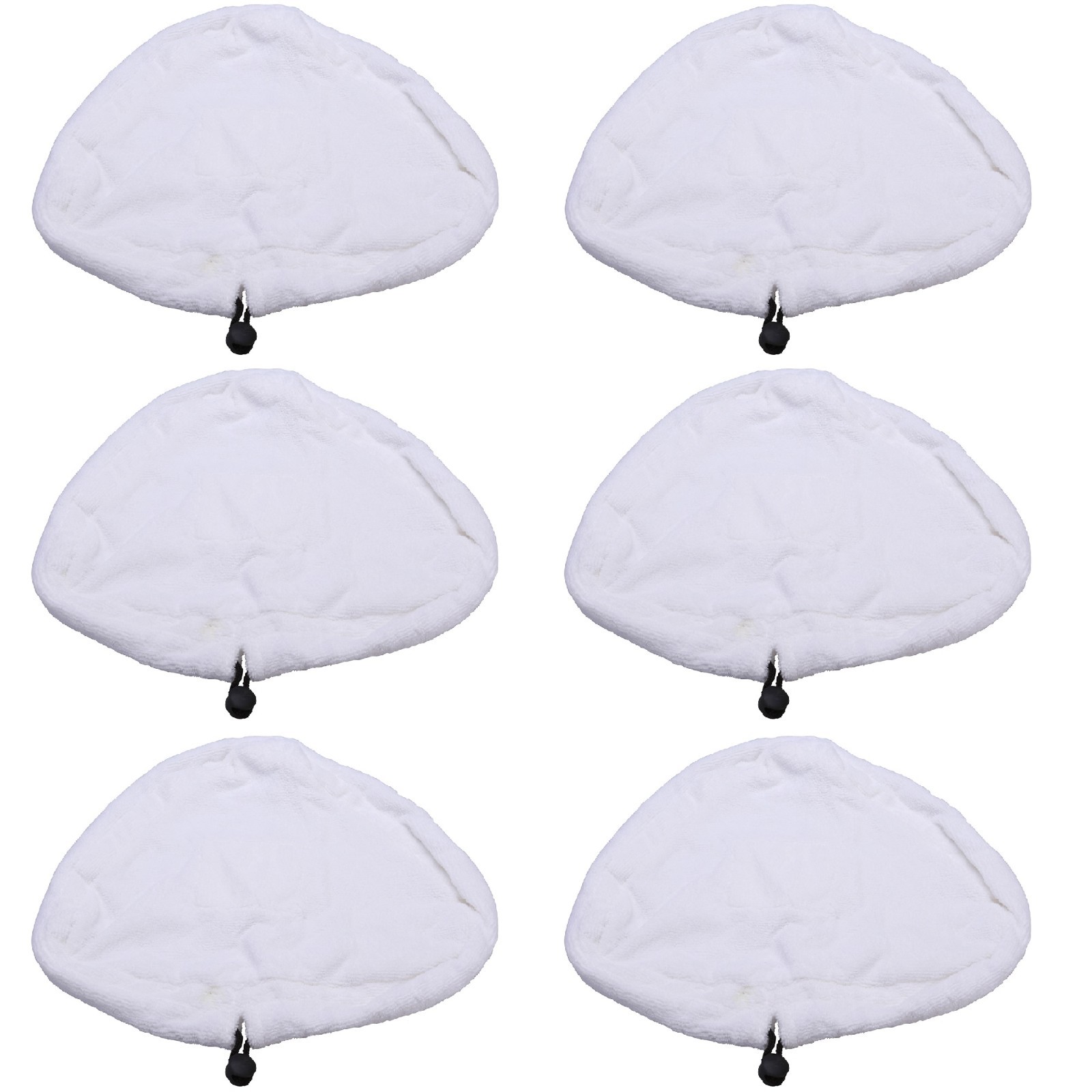 6 X Washable Microfibre Steam MOP Pads for PIFCO 12 in 1 Multifunction