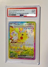 Pokémon Pikachu ex Special Illustration Rare #238/191 Surging Sparks PSA 9 Mint on eBay
