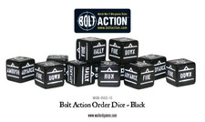 Bolt Action: Orders Dice Packs - Black