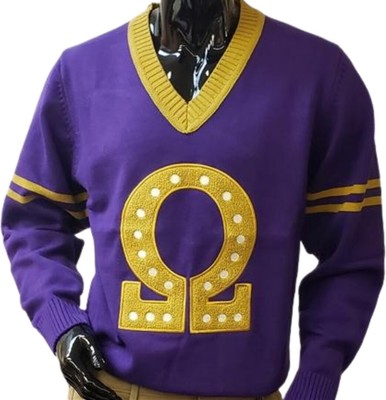 Buffalo Dallas Omega Psi Phi V-Neck Sweater