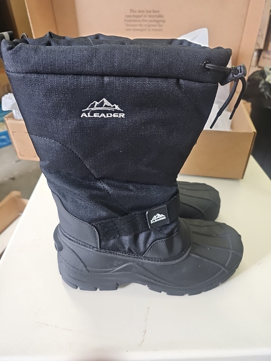 ALEADER THINSULATE WATERPROOF BLACK WINTER SNOW MENS Size 10  display picture 3