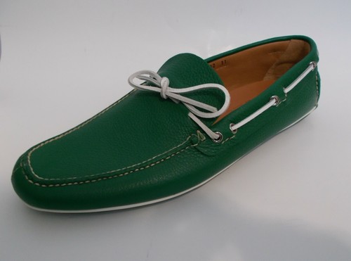 NEW The Original Car Shoe Green Leather 