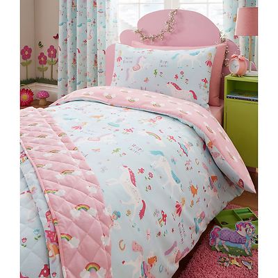unicorn bedding single
