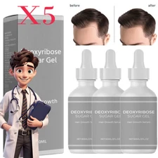 60ml Deoxyribose Sugar Gel Hair Growth, Deoxyribose Serum for Hair Loss USA