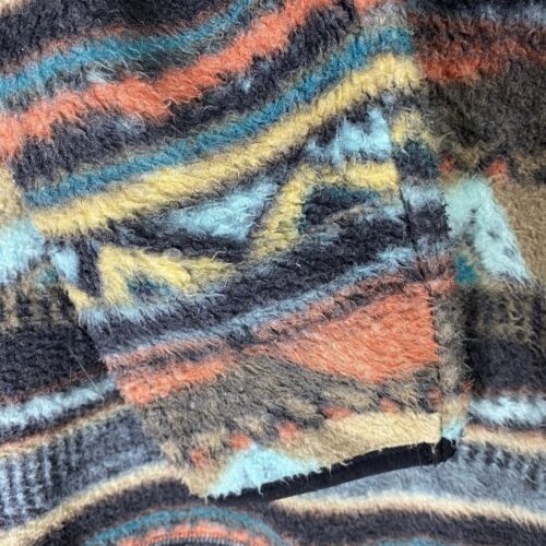 Billabong Fleece Jacket Mens M Aztec 1/2 Zip Surf Pullover Southwestern Baja - Picture 9 of 11