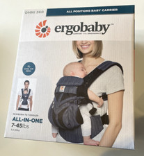 Open Box Ergobaby Omni 360 All-in-One Baby Carrier  Indigo Weave