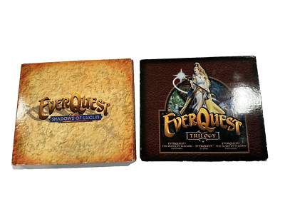Lot Of 2 Everquest PC Games Everquest Trilogy & Shadows of Luclin CD-ROM TESTED