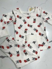 Puppy Stocking Christmas Lounge set- Charlie's Project 6-12M- FINAL Sale