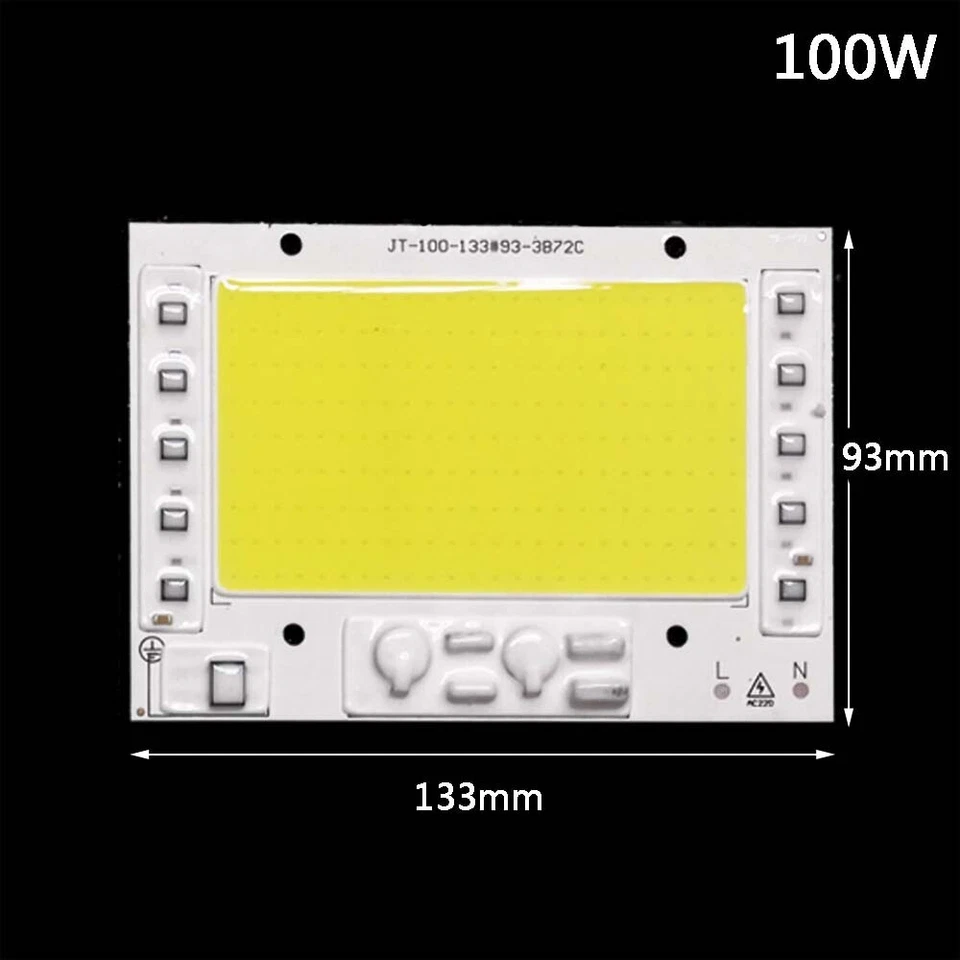 100W LED Chip COB high power Kalt weiß lampe leuchte lamp Leuchtmittel 220V 240V - Bild 2 von 4