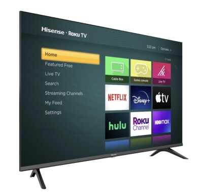 Hisense 32” Class 720P HD LED LCD Roku Smart TV H4030F Series