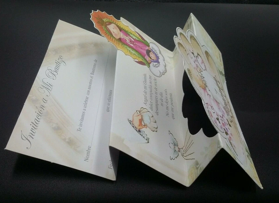 Invitaciones de,A Mi Bautizo (invitaciones de bautizo al bautizo español), Favores  Foto 3 de 4