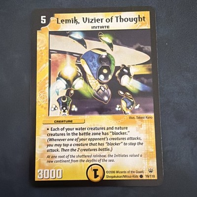 Duel Masters DM 10 19/110 NM Englisch  - Lemik Vizier Of Thought
