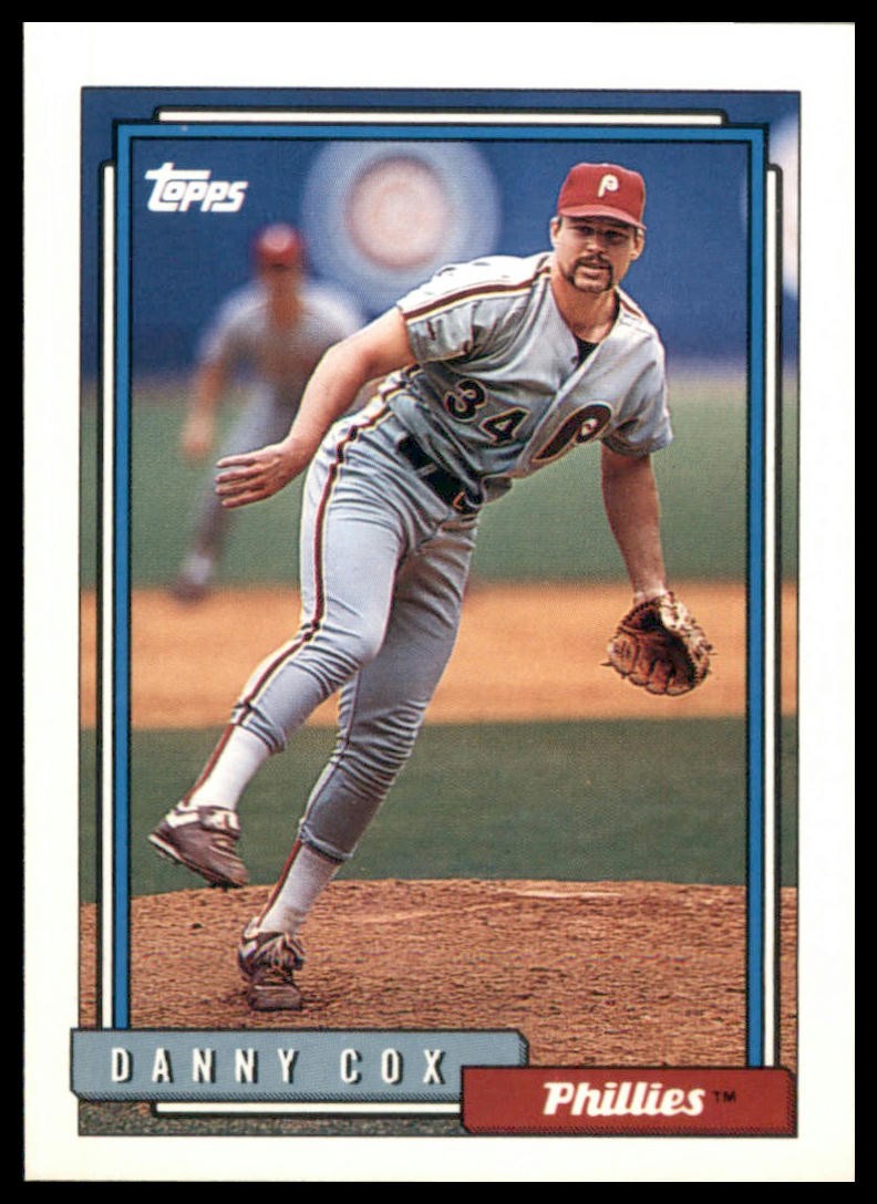 1992 Topps #791 Danny Cox