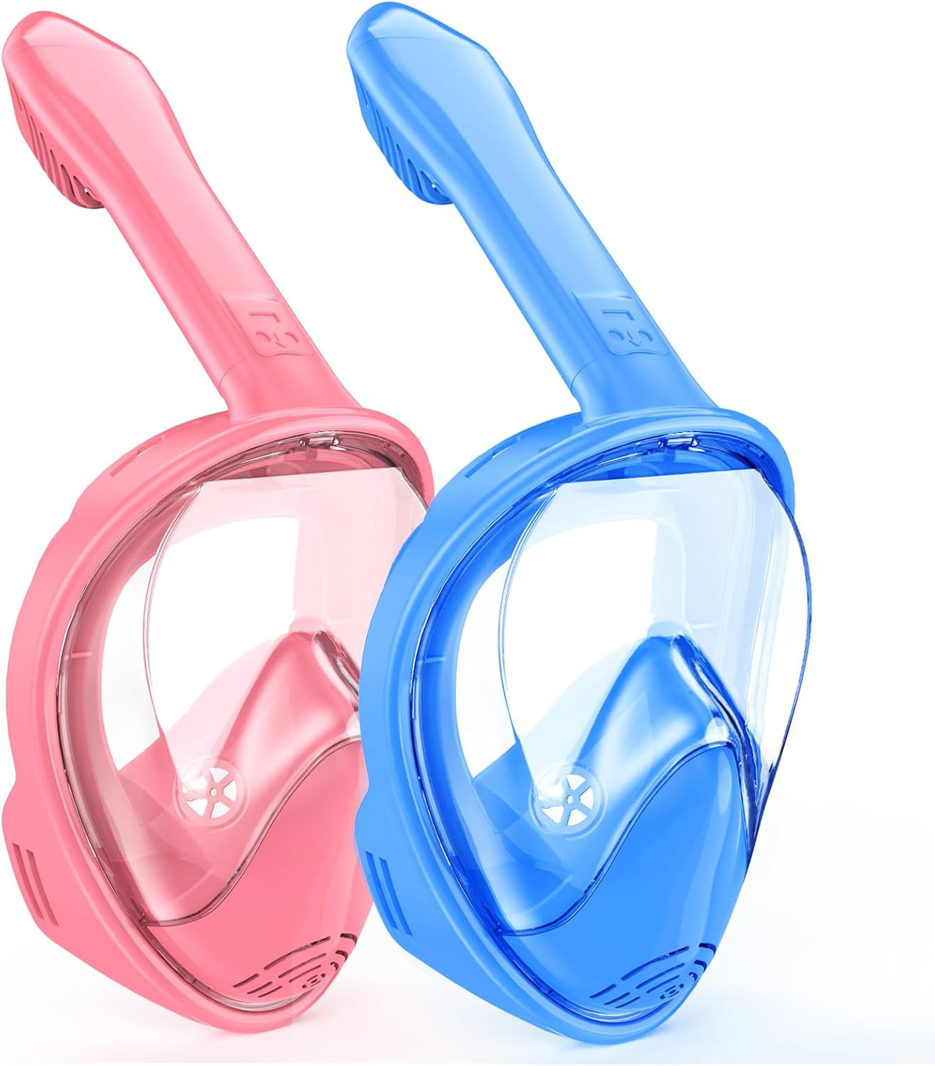 Kids Snorkel Mask Full Face, Snorkeling Gear for Kids 3-14 with Camera Mount, 18